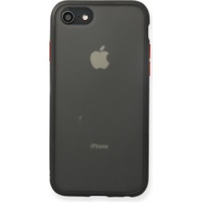 Moresun Buğz Iphone 7 Kılıf Montreal Silikon Kapak - Siyah