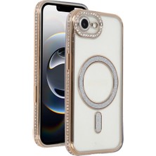 Moresun Buğz Iphone 16E Joke Simli Magneticsafe Kılıf - Gold