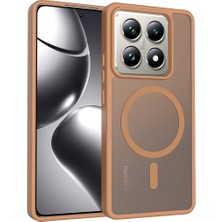 Moresun Buğz Joko Xiaomi Mi 14T Pro Jota Magsafe Kapak - Çöl Titanyum