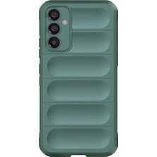 Moresun Buğz Samsung Galaxy M14 5g Kılıf Optimum Silikon - Koyu Yeşil
