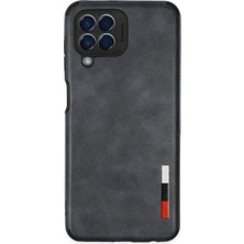 Moresun Buğz Samsung Galaxy M33 Kılıf Loop Deri Silikon - Lacivert