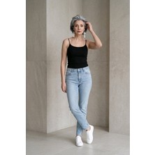 Hies Lastik Askılı Ultra Esnek Likralı Atlet&bluz