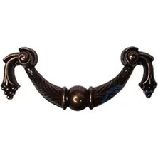 Kanonik Education Dekoratif Zamak Üzümlü Kulp - 64MM, Eskitme, 1 Adet