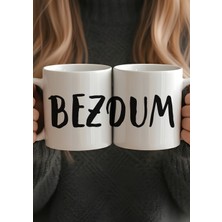 Grafiklas Bezdum Karadeniz Şivesi Kupa Bardak - Komik Yazılı Seramik Hediye Kupa Bardak