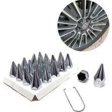 Sibelora Home Sivri Bijon Kapağı Sökme Aparatlı Krom 19MM