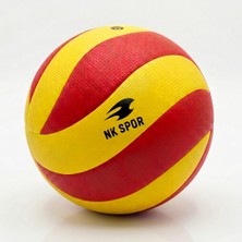 Nk Spor Profesyonel Voleybol Topu - No: 5 - Fıvb Standartlarında 280-290 gr - Yapıştırma Yüksek Kalite-(Sarı Lacivert, Sarı Kırmızı, Lacivert Beyaz Seçenekli)