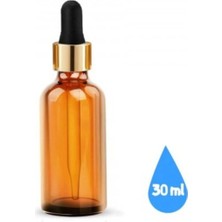Makrobay - 30 ml Amber Droper Cam Damlalıklı Kehribar Boş ŞIŞE(10ADET)