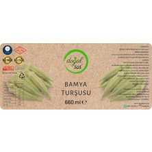 Doğal Sos Dogal Sos Fermente Bamya Turşusu