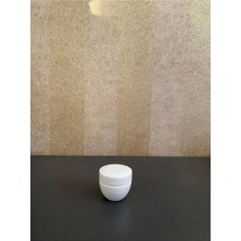 Makrobay - 20 ml Beyaz Boş Plastik Krem Kutusu 12 Adet