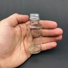 Makrobay 30 ml Cam Metal Kapak Kolonya Losyon Boş Şişe 20 Adet