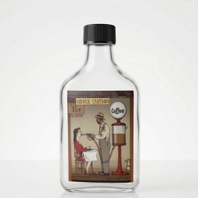 Vermeer Cold Brew Cam Şişe Vintage Retro Tasarım Etiket Kahve Şişesi 2 Adet