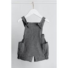 Merli Rose Şile Bezi Şort Salopet