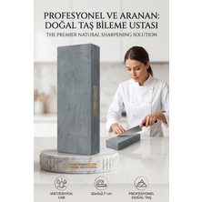 Transformacion Profesyonel Doğal Bileme Taşı | Islak Yağlı ve Kuru Kullanım | Şef Bıçak Bileyici 723078