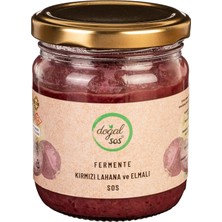 Doğal Sos Dogal Sos Fermente Kırmızı Lahana Elmalı Sos