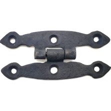 Kanonik Education Antika Tarz Dekoratif Pirinç Dar Menteşe - 75X39 Mm, Oksit
