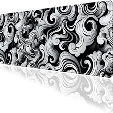 Hamiki Dijtal Art Wave Oyun Gaming Klavye Mouse Pad Masa Matı 70X30CM