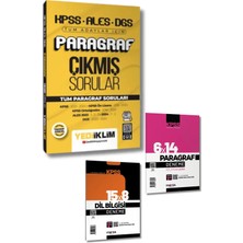 Yediiklim Yayınları 2026 Kpss Ales Dgs Tüm Adaylar Için Paragraf Tamamı Pdf Çözümlü Çıkmış Sorular + Denemeler