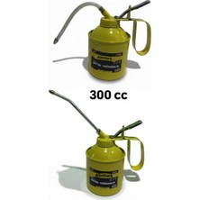 Abnturk Plastik ve Metal Çift Başlıklı Metal Yağdanlık 300 cc