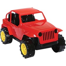 Abnturk Eğlenceli Uçar Oyuncak Fileli Büyük Boy Tombul Jeep Sürmeli Model 43 cm