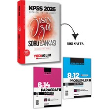 Yediiklim Yayınları 2026 Kpss Ortaöğretim Önlisans Işin Özü Tek Kitap Soru Bankası 2850 Soru ve Paragraf Problem Deneme