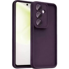 SiHako Galaxy A37 5g Viera Silikon - Mürdüm