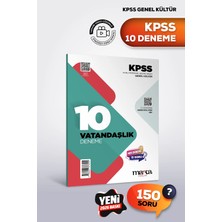 Marka Yayınları 2026 Kkpss Vatandaşlık 10 Deneme Sınavı 150 Soru Ciltli Üniversite Hazırlık Kitabı