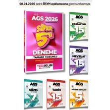 Yediiklim Yayınları Yediiklim 2026 Meb-Ags Tüm Dersler Süper 5 Li Deneme Çözümlü + 6 Fasikül Deneme