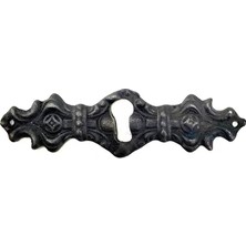 Kanonik Education Antika Tarz Dekoratif Pirinç Anahtar Ağızlığı -  28X104MM, Oksit
