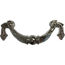 Kanonik Education Dekoratif Zamak Üzümlü Kulp - 64MM, Nikel, 1 Adet