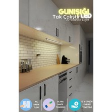 Luciole Mutfak Tezgah Altı LED Işık Aç Kapa Günışığı  Bar Yapışkanlı 1 Metre - Abajur