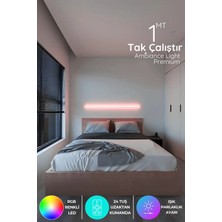 Luciole LED Abajur Çubuk Bar Animasyon Renk Uzaktan Kumanda Absarı