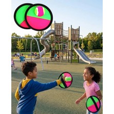 Prativas Cırtlı Top Yakalama Oyunu 2 Raket 1 Top Çocuk Aile Eğlencesi