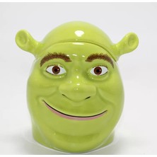 Kanonik Education 3D Shrek Tasarımı Porselen Kupa Bardak (Büyük Boy)