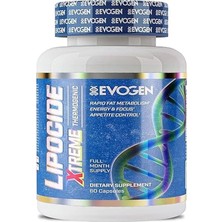 Evogen Lipocide Xtreme Fat Burner Appetite Control Energy Focus 60 Kapsül