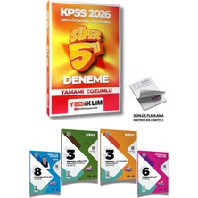 Yediiklim Yayınları 2026 Kpss Ortaöğretim-Önlisans Genel Yetenek Genel Kültür Tamamı Çözümlü 5 Deneme + 4 Fasikül Deneme