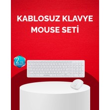 Kanonik Education Tam Boy Kablosuz Klavye Mouse Seti - Gelişmiş Bağlantı ve Sessiz Performans