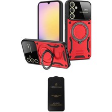 Masa Dostu Ieg™ Galaxy A55 5g Kılıf Kıvılcım Modern Serisi - Siyah 6d Antistatik Mat Seramik Hayalet Na