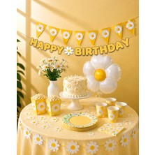 Doğaberen Papatya Temalı Doğum Günü Parti Seti