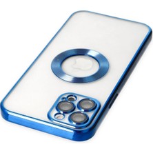 Mey İthalat Mey Ithalat®   iPhone 12 Pro Kılıf Slot Silikon - Mavi