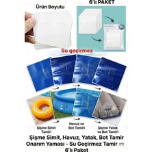 MAİN SHOP 6'lı Paket Onarım Kiti Havuz, Yatak ,bot  Tamir Onarım Yaması  M-51