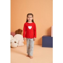 Amora Fancy Clothing Pjs 28063 Çocuk Sıfır Yaka Pijama Takımı