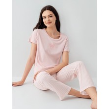 Amora Fancy Clothing Arnetta 3593-S Kısa Kol Pijama Takımı