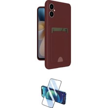 TKÇ Ieg™ Galaxy A05 Kılıf Vadi Çizgi Prime - Siyah 3D Antistatik Cam Ekran Koruyucu