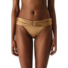 Penti Bej Leas Büzgülü Bikini Altı