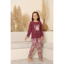 Amora Fancy Clothing Kapitex 8219 Kız Çocuk Uzun Kol Pijama Takımı