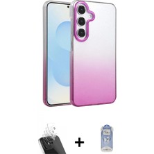 Marsilyan™- Galaxy A14 4g Kılıf Kıvılcım Minimal Özel Seri - Siyah Joko Magic 5d Cam + Şeffaf Kamera Lens Koruma Cam