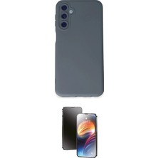 TKÇ Ieg™ Galaxy M14 5g Kılıf Ahenk Serisi - Siyah 3D Antistatik Mat Seramik Nano Ekran Koruyucu