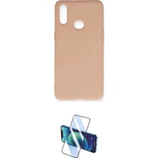TKÇ Ieg™ Galaxy A10S Kılıf Ahenk Serisi - Siyah 3D Antistatik Seramik Nano Ekran Koruyucu