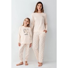 Amora Fancy Clothing Arnetta 3434-G Kız Çocuk Uzun Kol Pijama Takım