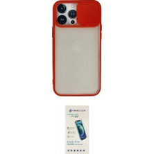 TKÇ Ieg™ Iphone 13 Pro Max Kılıf Vadi Çizgi - Şeffaf Pasifik Cam Ekran Koruyucu